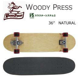 WOODYPRESS スケートボード　スラスターシリーズ　36"TH2　ナチュラル　T型レンチ付