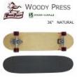 WOODYPRESS スケートボード スラスターシリーズ 36"TH2 ナチュラル T型レンチ付
