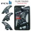 【FCSⅡトライ】 「FILIPE TOLEDO」PC AirCore BK/WHT Mサイズ