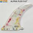 FU FIN 9.0" "ALPHA FLEX" WHITE-MARBLE1